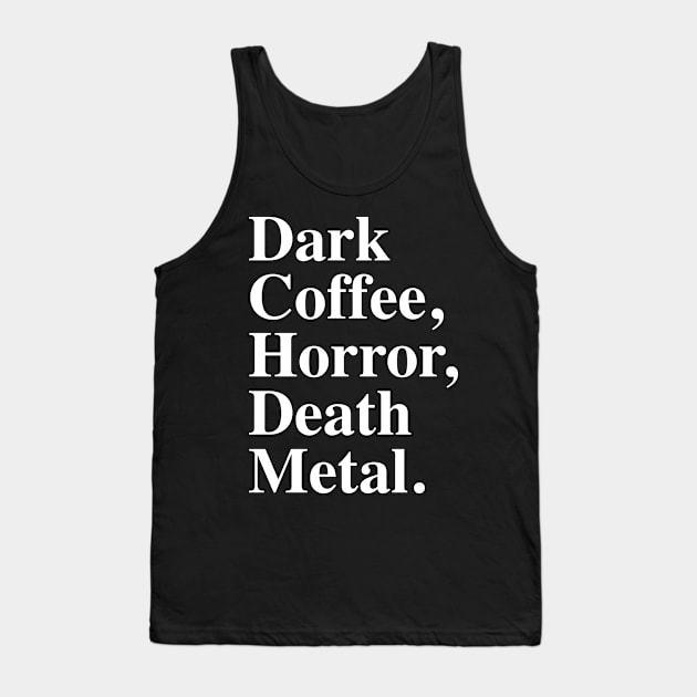 Death Metal Tank Top by cowyark rubbark